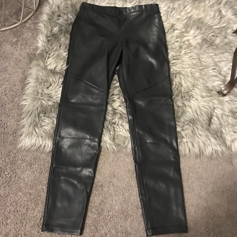 Free People leather leggings